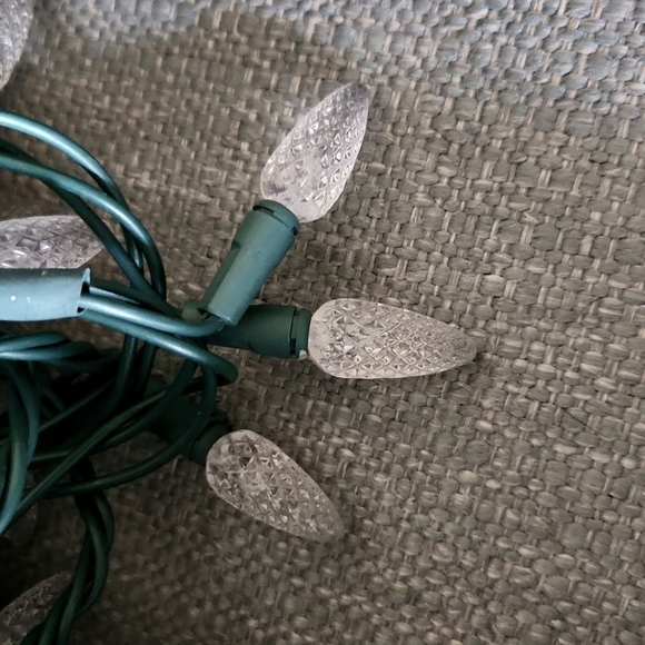 String of LIGHTS 90 LED C6 Outdoor Warm White Color 23 Feet Long - Picture 1 of 6